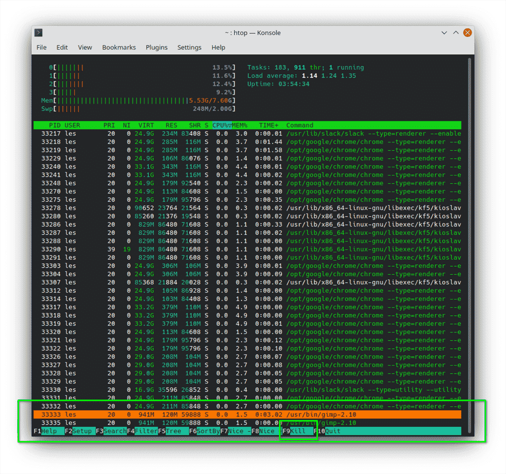 Surveillez votre CPU et votre RAM sous Linux