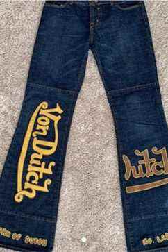 Jean bootcut taille basse Von Dutch