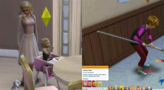 The Sims 4 parenting guide feature