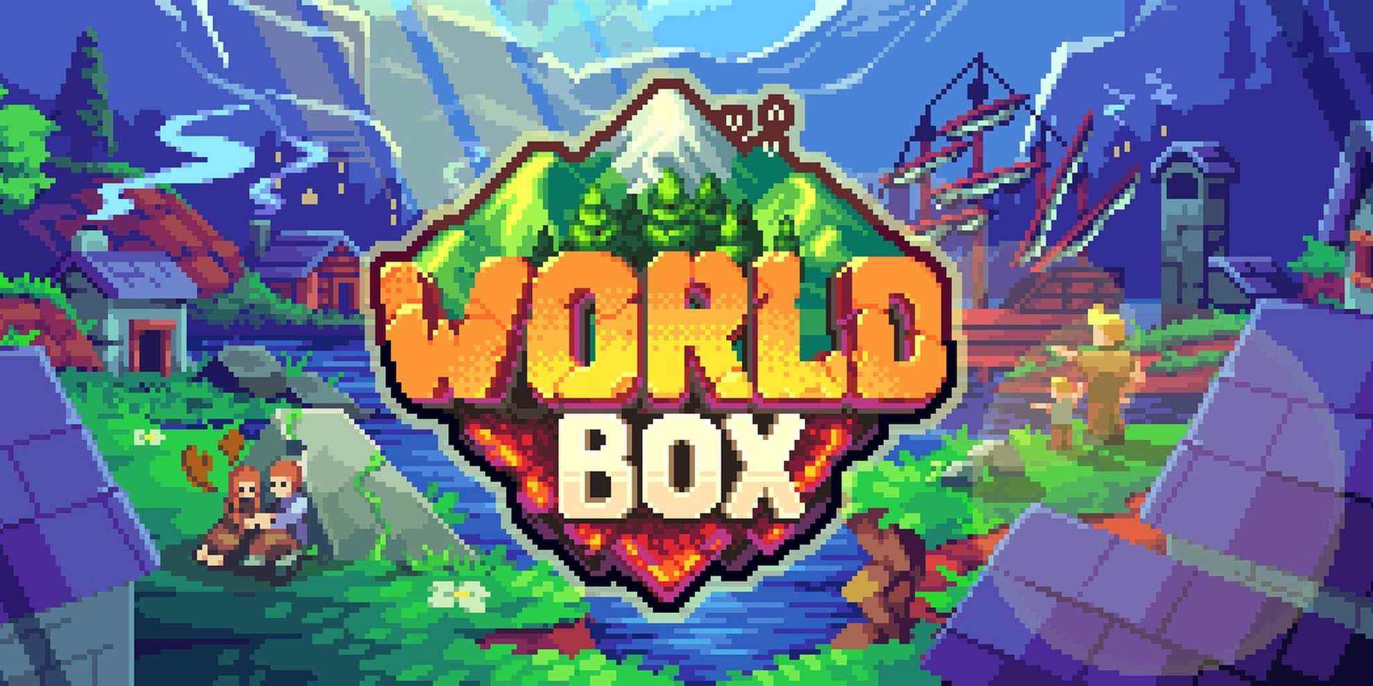 Logo and banner for Worldbox - God Simulator