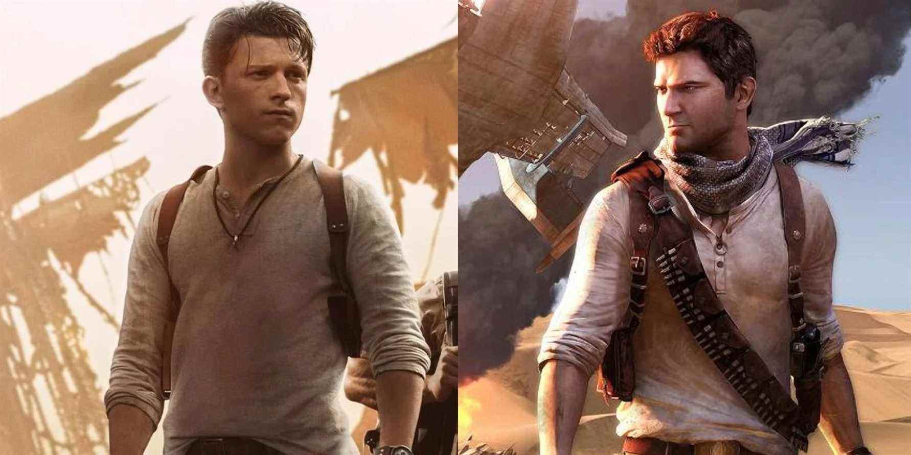 Uncharted Tom Holland Nathan Drake