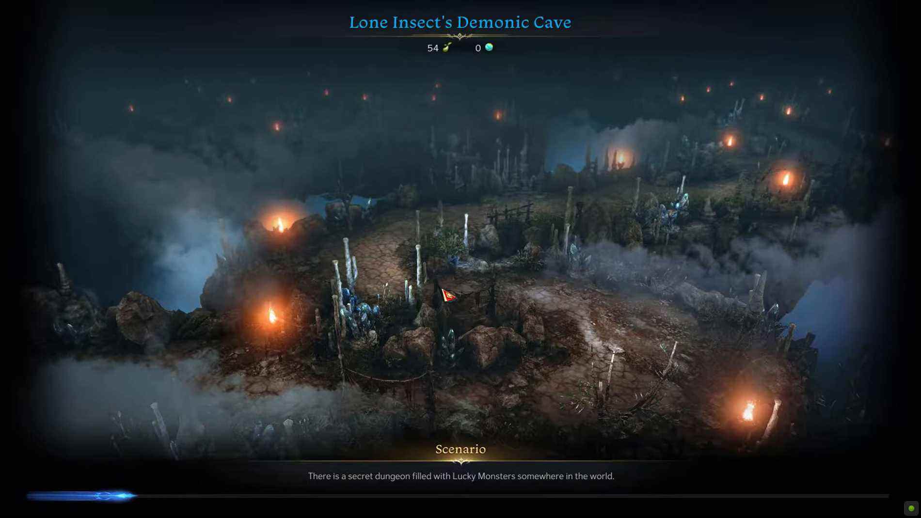 Lost Ark Lone Insects Cave démoniaque Emplacement et solution de la carte au trésor
