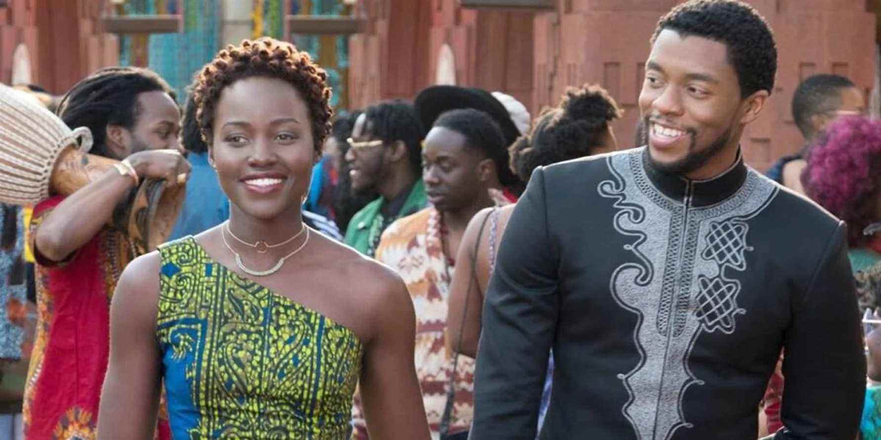 Black Panther Wakanda Forever Lupita Nyong'o Chadwick Boseman Honor