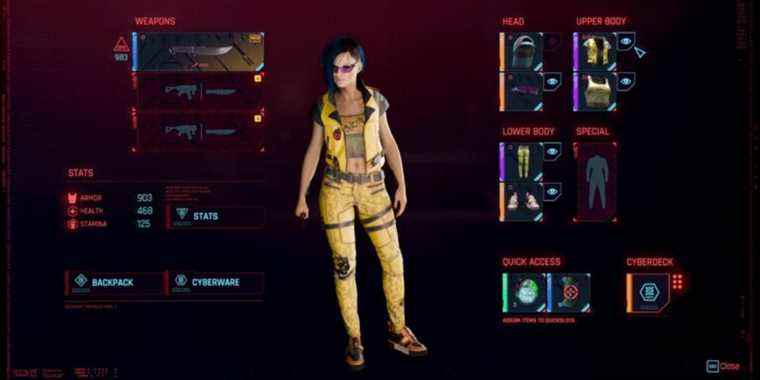 cyberpunk 2077 hide your gear mod