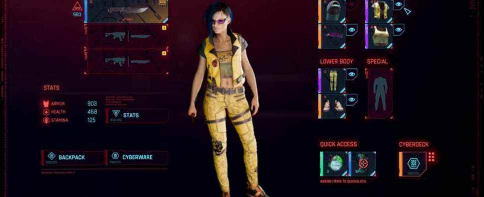 cyberpunk 2077 hide your gear mod