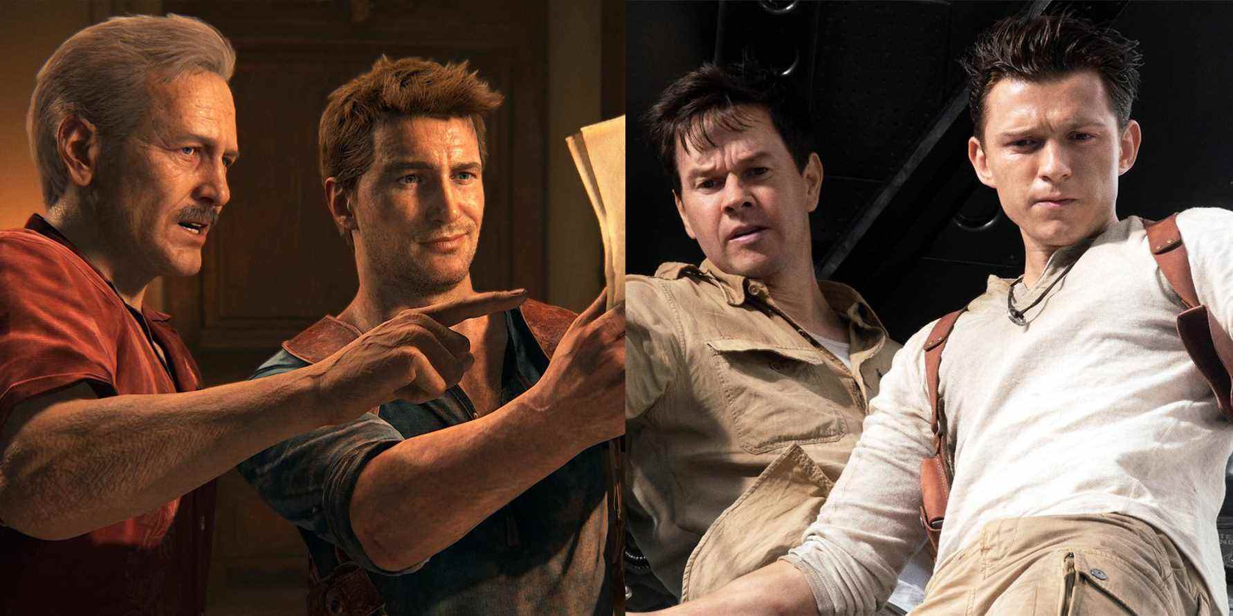 Uncharted movie vs game