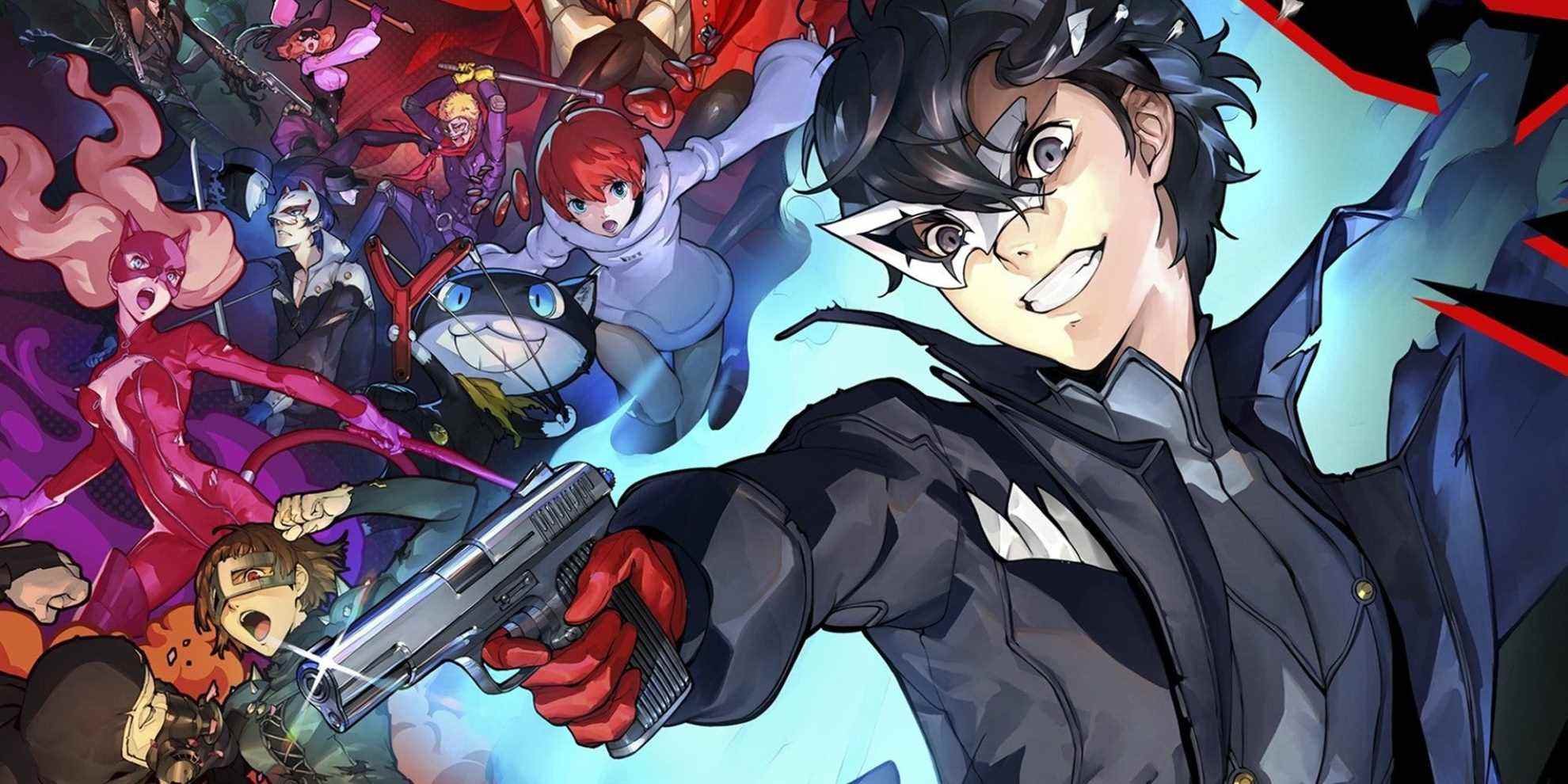 Joker and the crew from Perona 5 Strikers