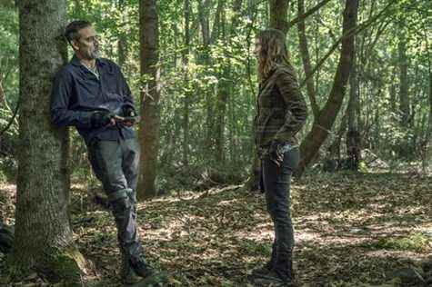 jeffrey dean morgan comme negan, lauren cohan comme maggie rhee, the walking dead saison 11