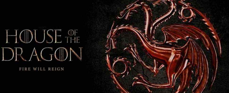 Official logo image of the HBO television show House of the Dragon.