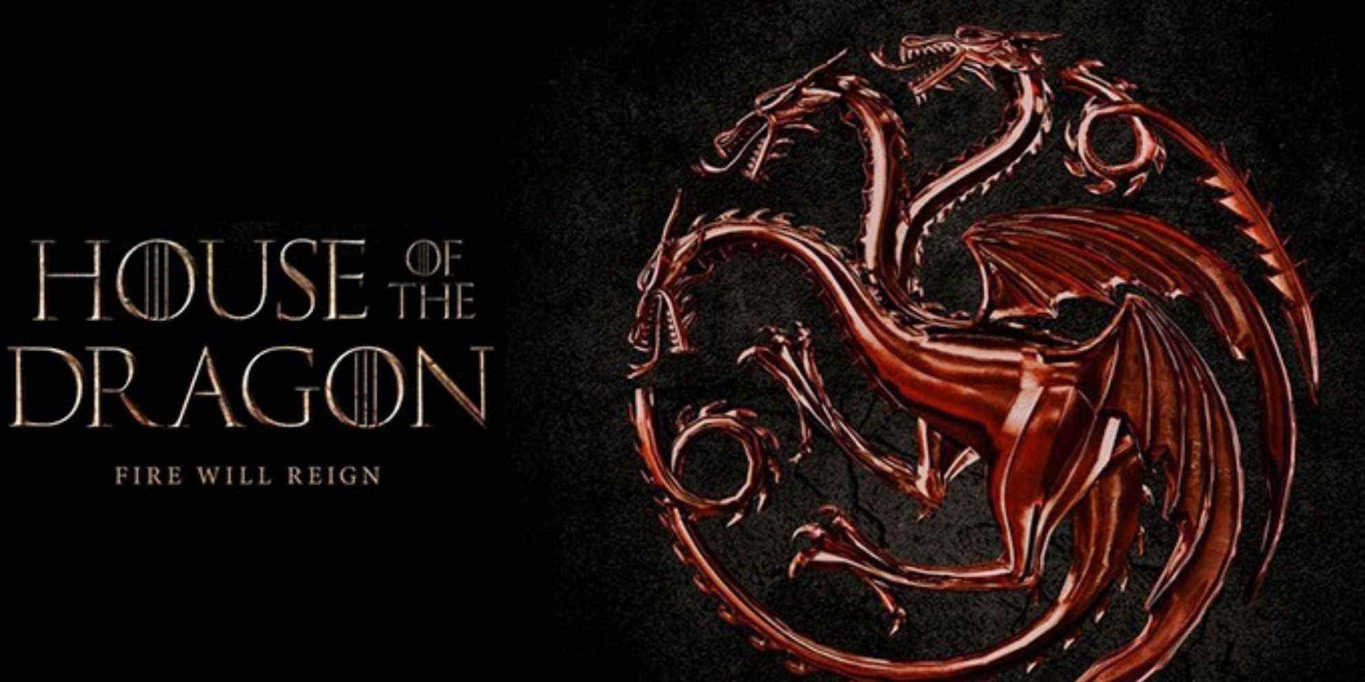 Official logo image of the HBO television show House of the Dragon.