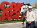 Le cavalier canadien Mario Deslauriers a été photographié avec son cheval Westbrook à Spruce Meadows le mardi 5 septembre 2017.