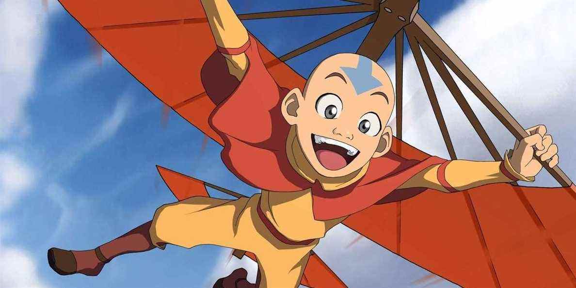 Aang dans Avatar le dernier maître de l'air