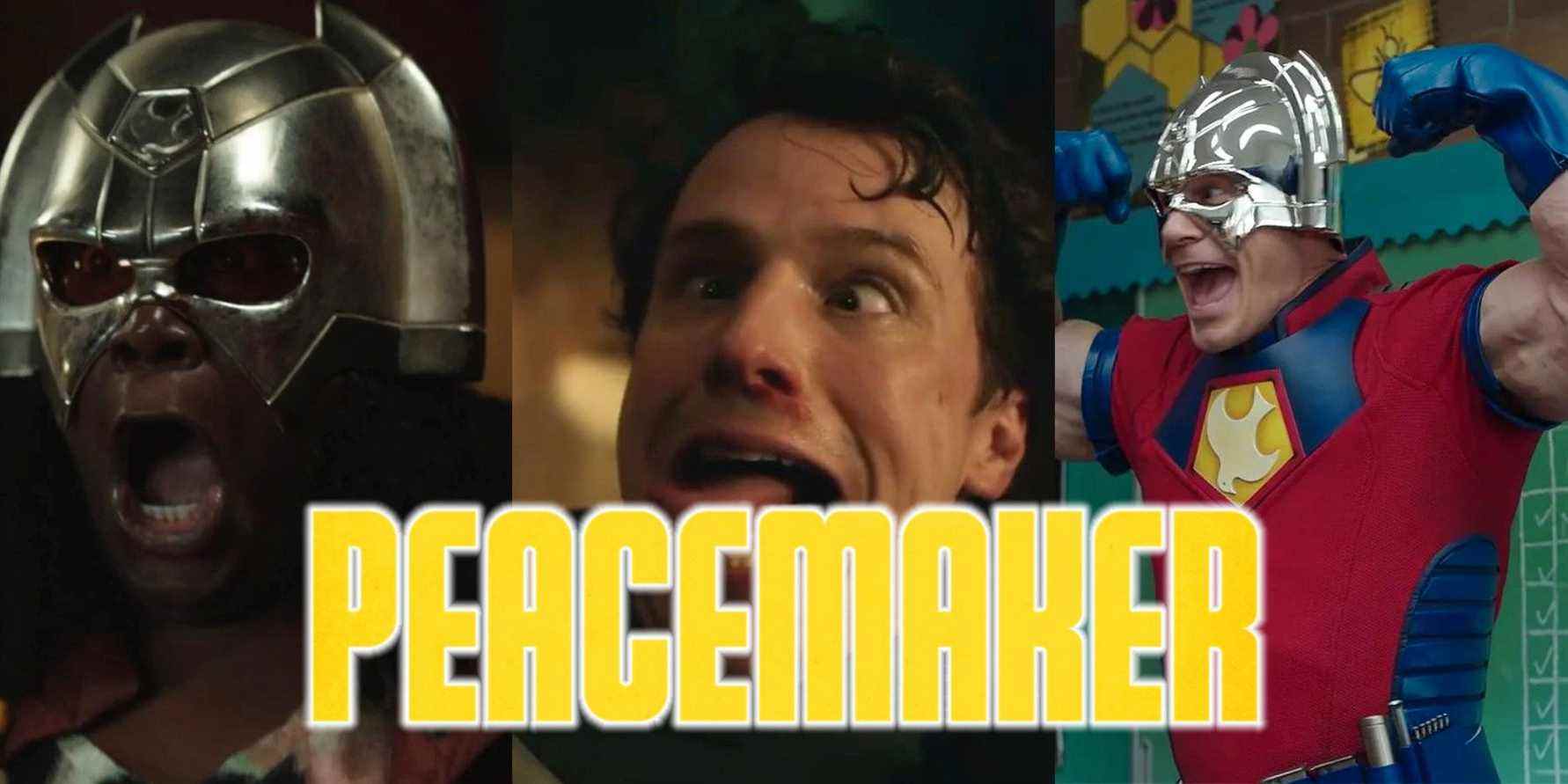 Peacemaker gag reel Danielle Brooks Freddie Stroma John Cena Leota Adebayo Adrian Chase Vigilante