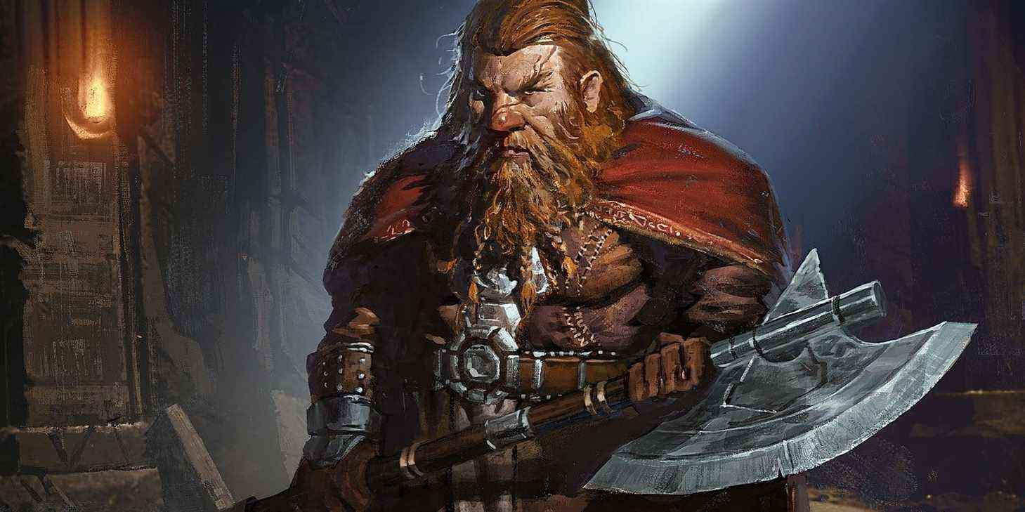 Donjons et Dragons DND D&D Dwarf Battleaxe Wizards of the Coast