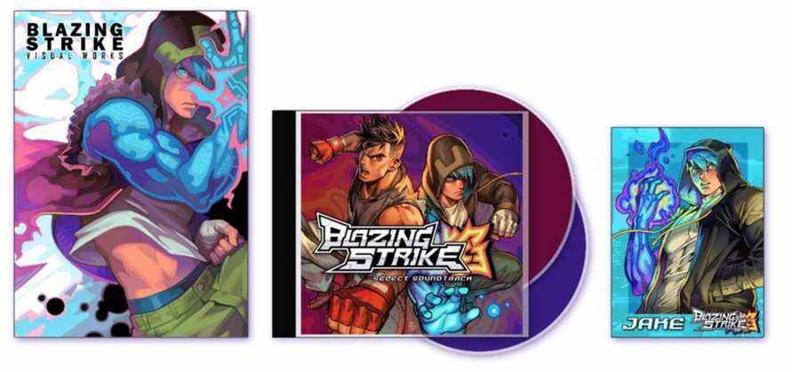 Le LE de Blazing Strike comprendra un livre d'art, une bande originale de 2 CD et un jeu de cartes de personnages