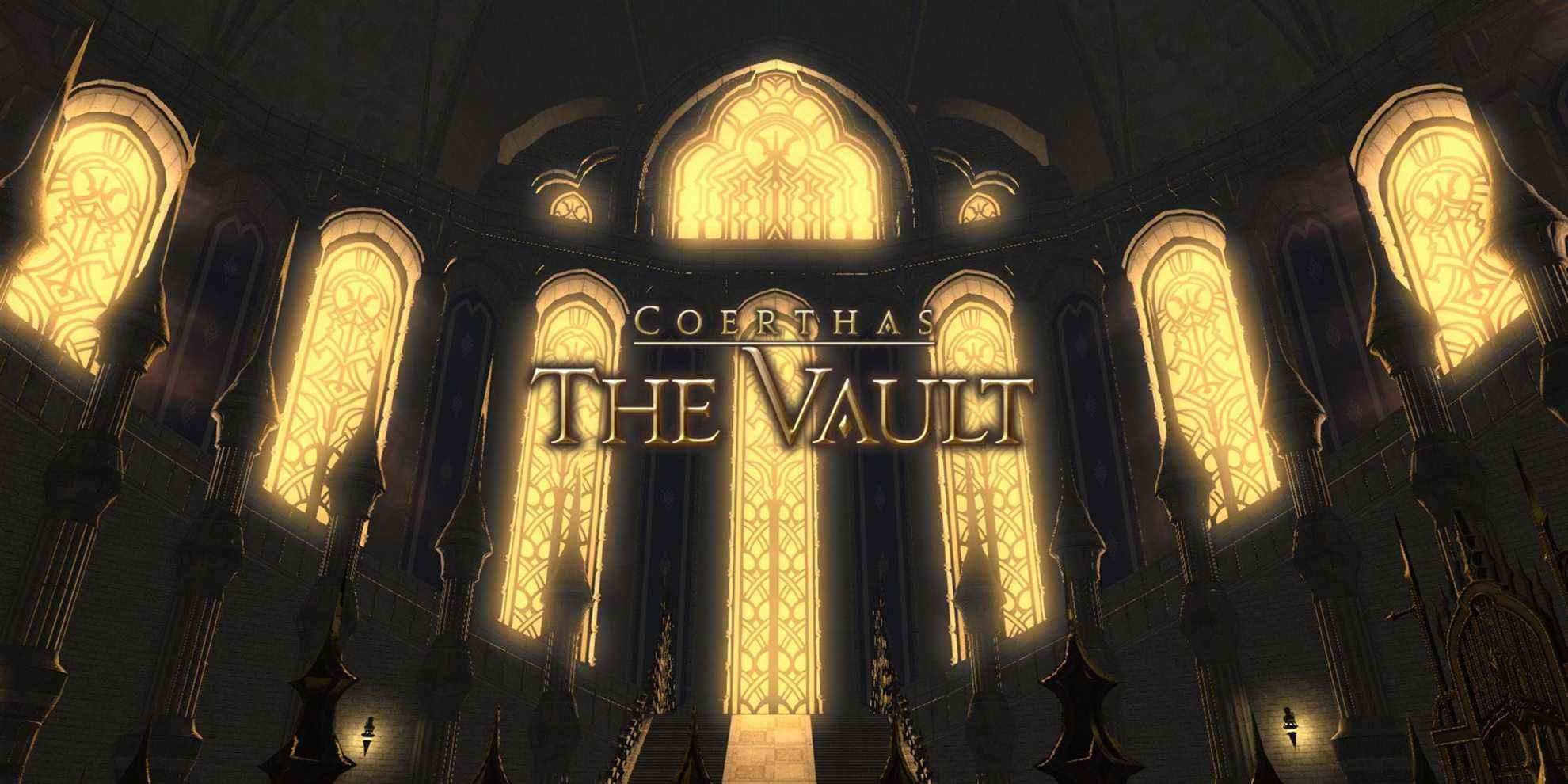 the vault dungeon intro flythrough title