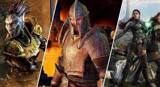 elder scrolls games - morrowind, oblivion, eso