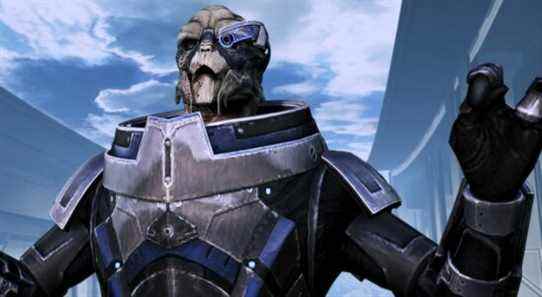 Mass Effect 3 Garrus Vakarian at the Citadel after shooting contest