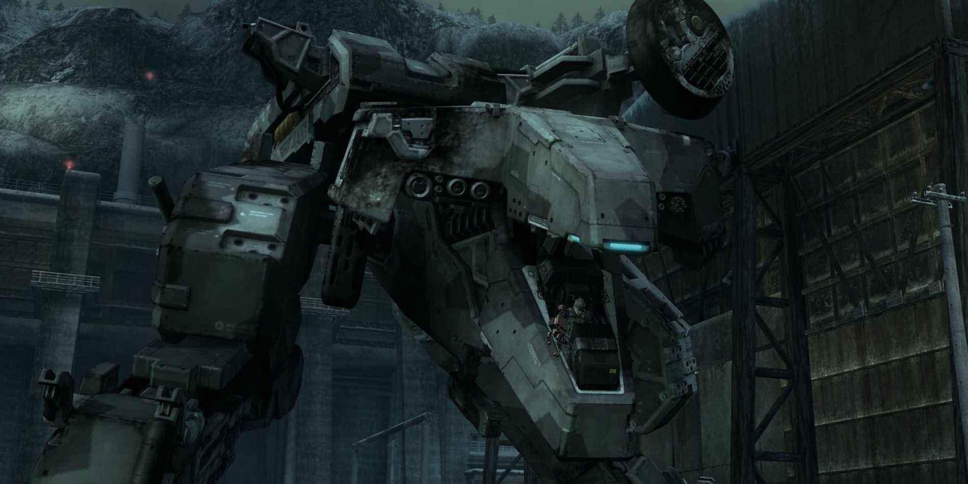 Metal Gear Solid 4 avec Metal Gear Rex