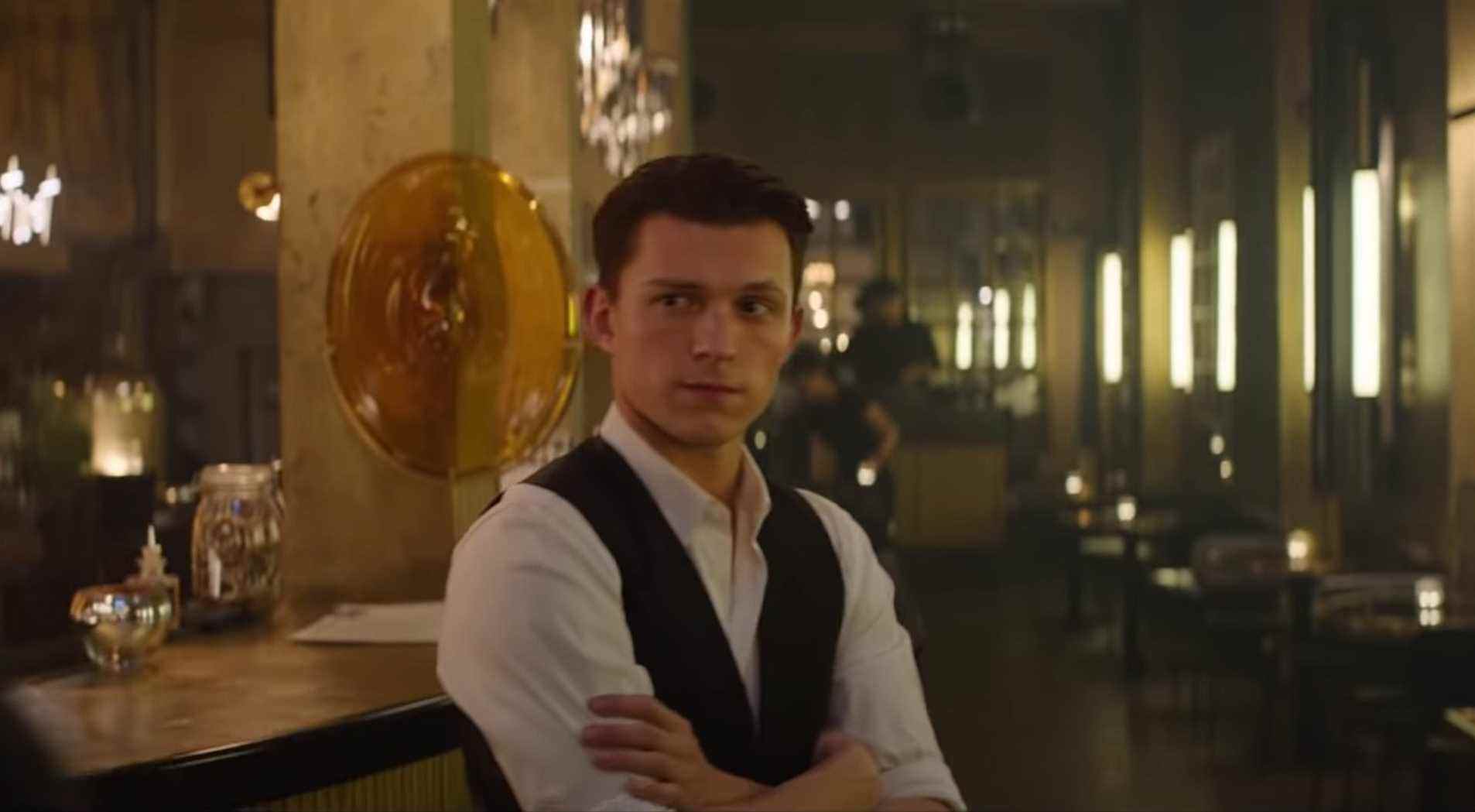 Tom Holland dans le film Uncharted