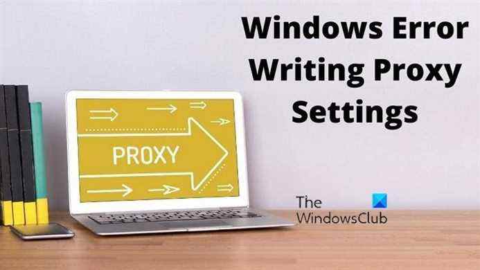 Erreur lors de l’écriture des paramètres proxy, l’accès est refusé dans Windows 11/10