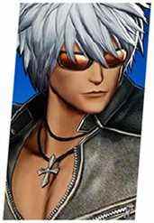 Portrait miniature du personnage de K via le site Web officiel de SNK King Of Fighters 15.