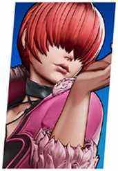 Portrait miniature du personnage de Shermie via le site Web officiel de SNK King Of Fighters 15.