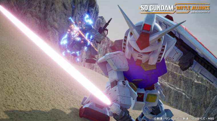 SD Gundam Battle Alliance présente les premiers Mobile Suits et personnages
