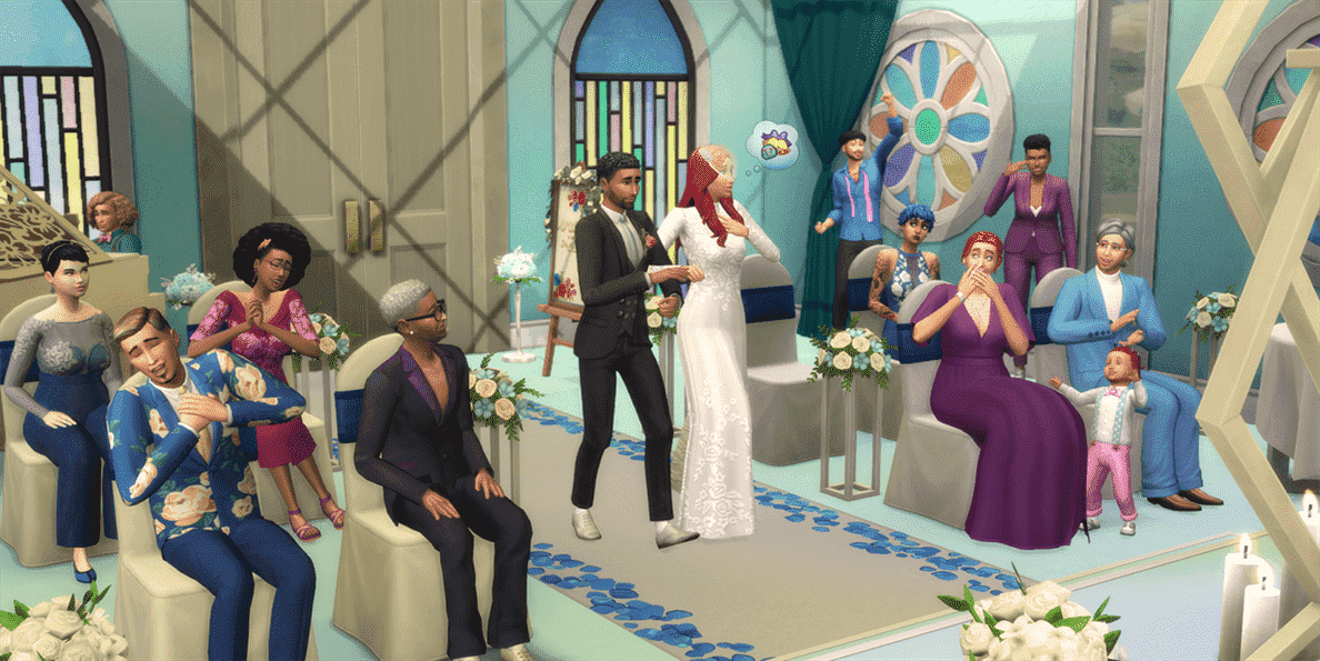 Les Sims 4 publie une nouvelle mise à jour coïncidant avec le lancement de My Wedding Stories

