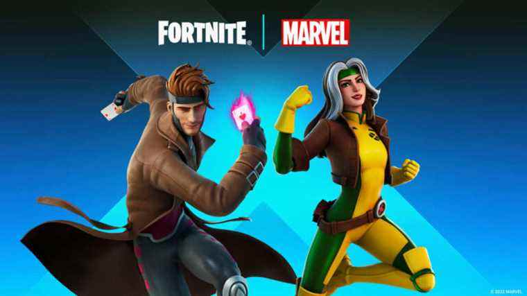 Les skins Fortnite Rogue et Gambit apportent plus de X-Men à la boutique d'objets
