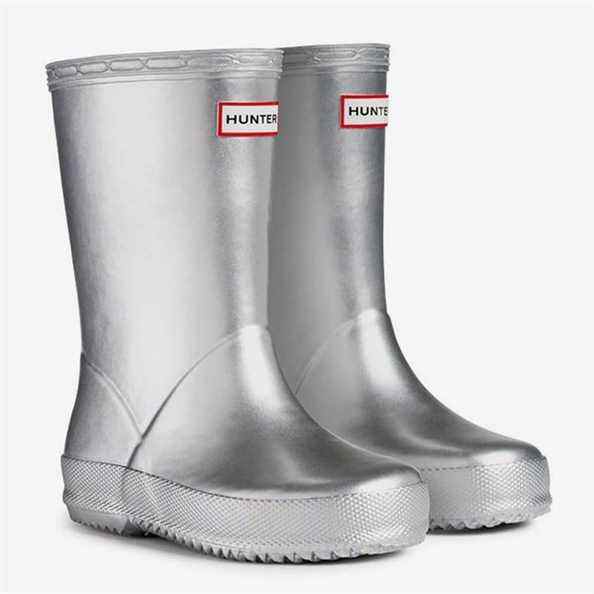 Bottes de pluie imperméables métalliques Hunter First Classic (tout-petit)