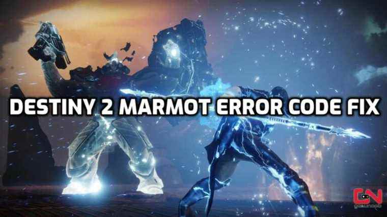 Correction d'erreur de Destiny 2 Marmotte
