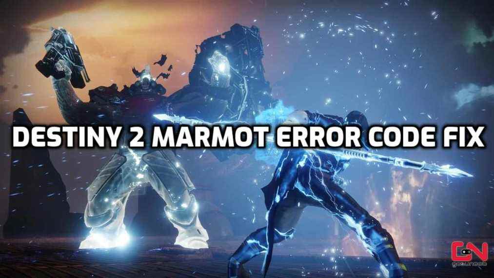 Correction d'erreur de Destiny 2 Marmotte
