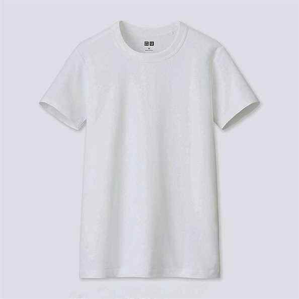 Uniqlo T-shirt à manches courtes et col rond Femme U