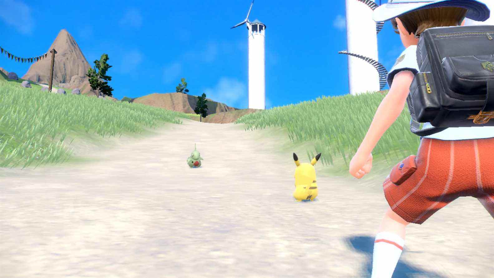 Captures d'écran officielles des environnements de Pokemon Scarlet et Violet