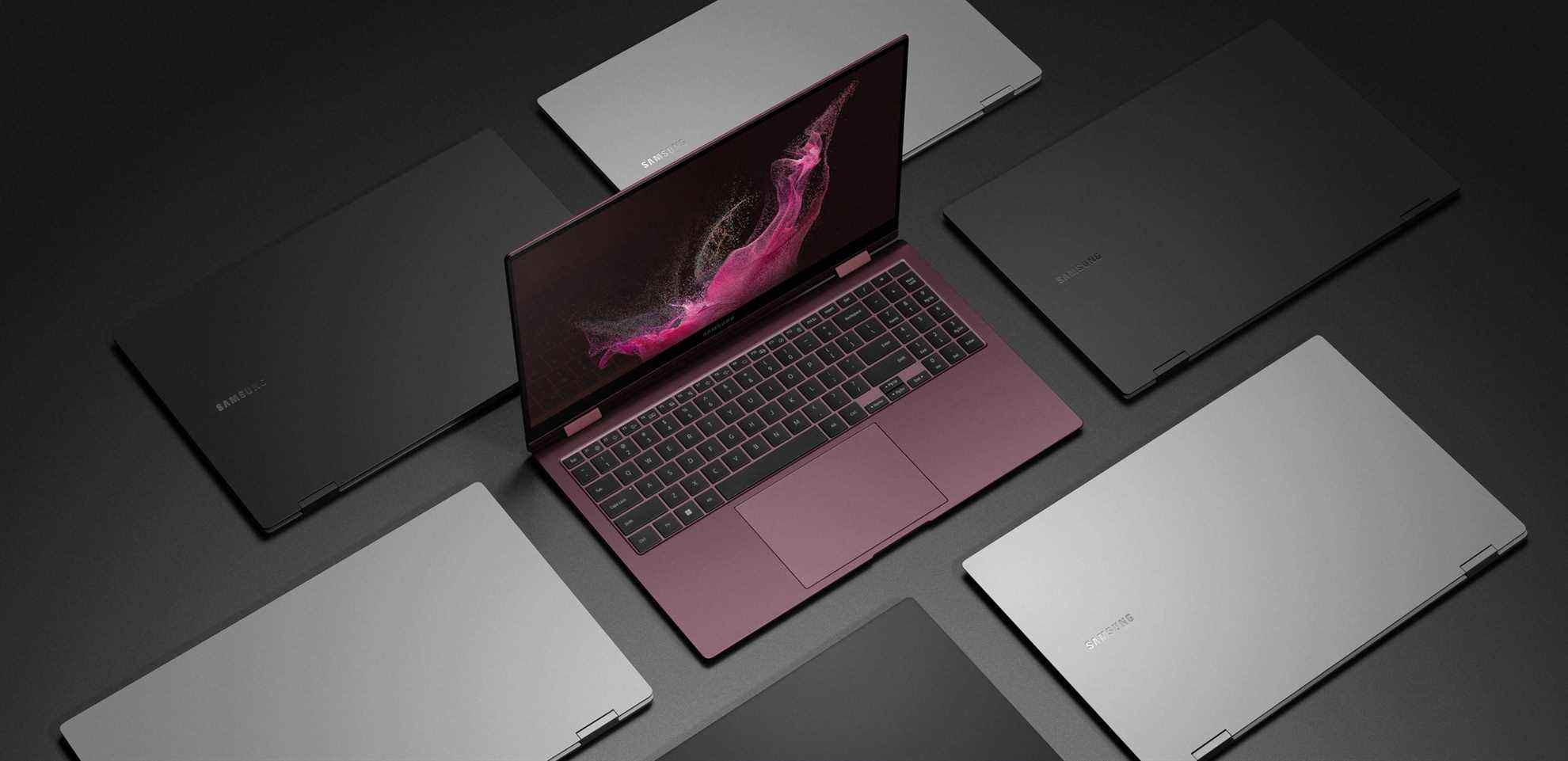 Galaxy Book 2 Pro rendu avec l'aimable autorisation de 91Mobiles