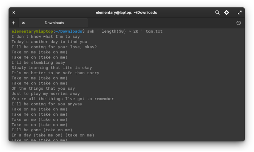 awk-command-elementary-os-terminal