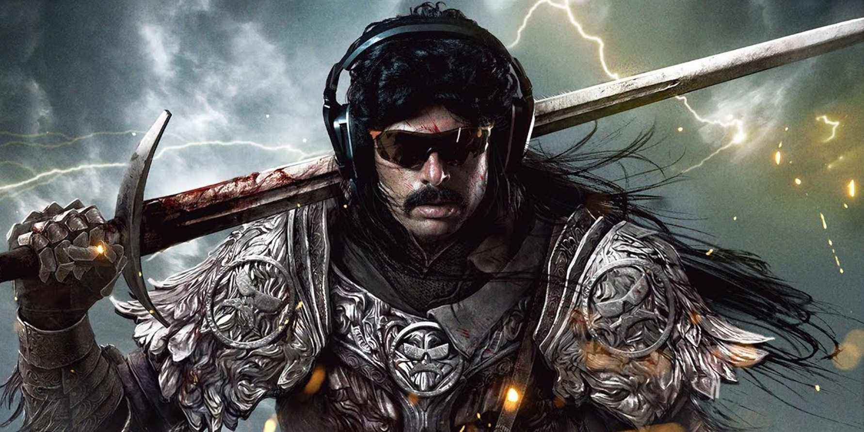 dr disrespect's custom elden ring art