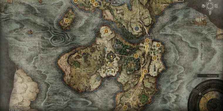 Elden Ring World Map Fragments Guide South Limgrave Feature