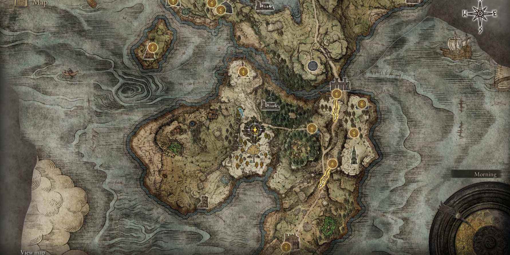 Elden Ring World Map Fragments Guide South Limgrave Feature