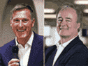 Le chef du Parti populaire du Canada, Maxime Bernier, à gauche, et l'expert politique Warren Kinsella.