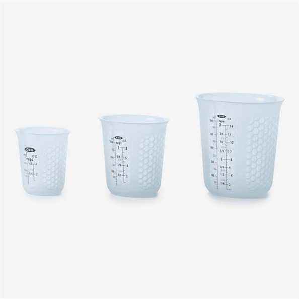 Ensemble de tasses à mesurer en silicone OXO Squeeze & Pour