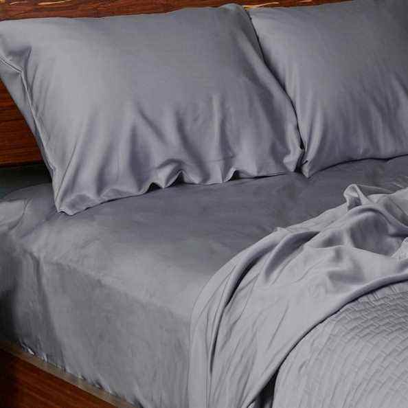 Ensemble de draps en bambou pur BedVoyage (grand lit)