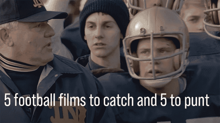 5 films de football à attraper et 5 à botter