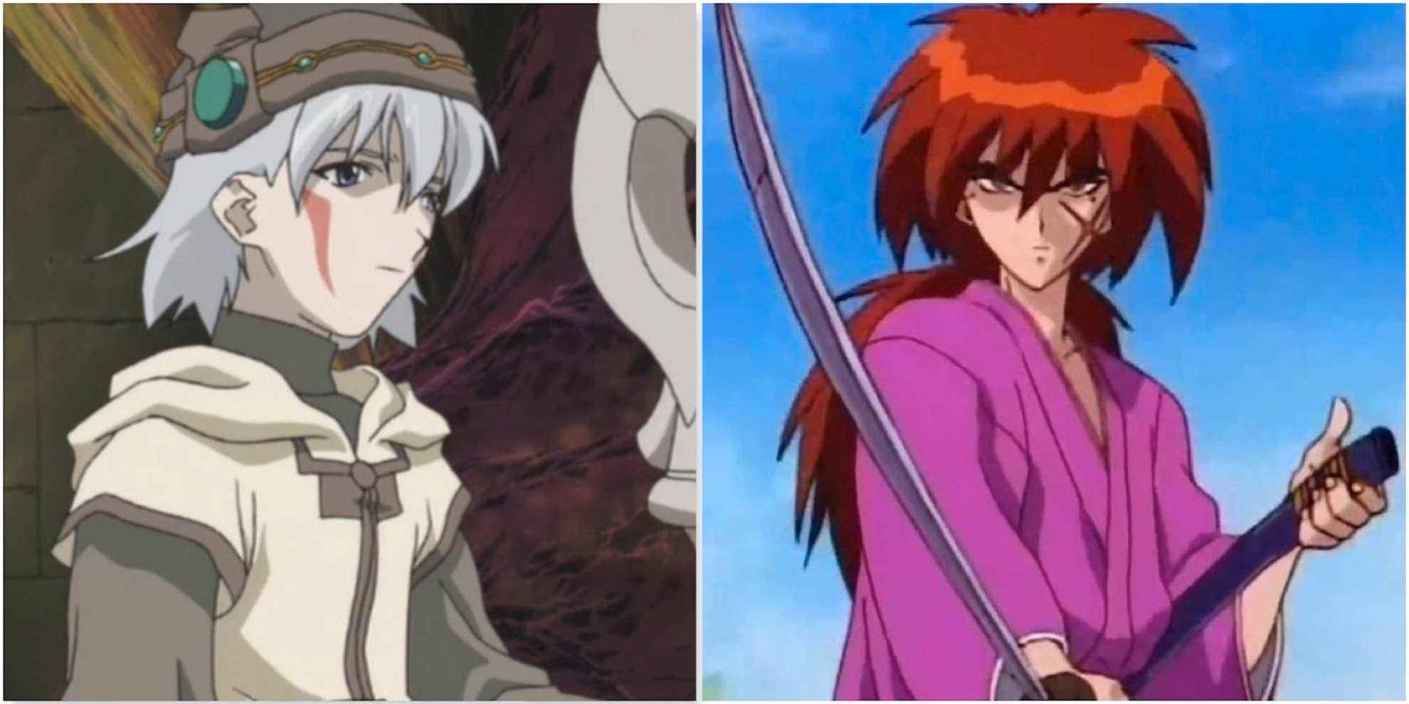 Tsukasa from .hack//Sign and Kenshin from Ruroni Kenshin