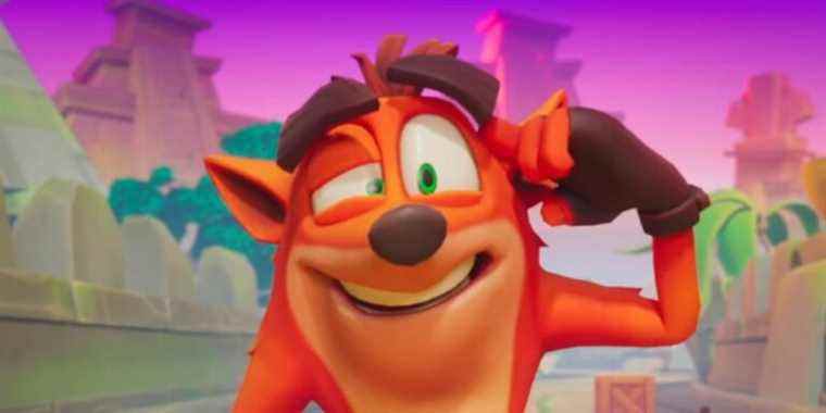 crash bandicoot face feature