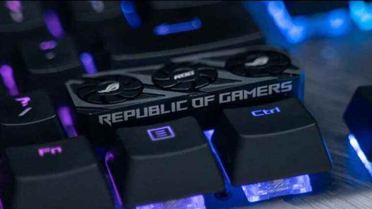 Asus ROG Keycap transforme la clé d’entrée en un GPU avec des ventilateurs en rotation