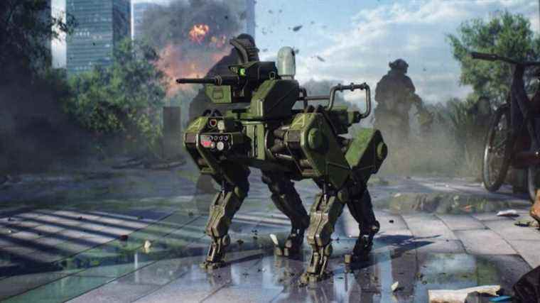 Battlefield 2042 vous permettra de faire des choses monstrueuses avec votre robodog

