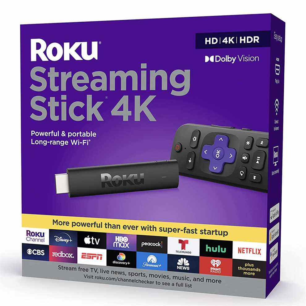 Bâton de streaming Roku 4k