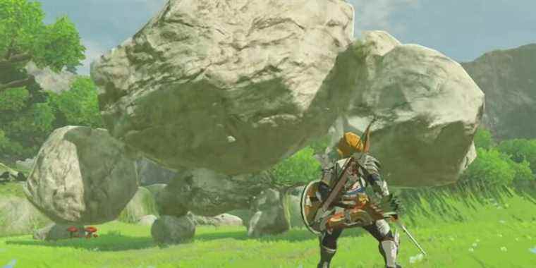 Breath of the Wild Player trouve de la lave invisible
